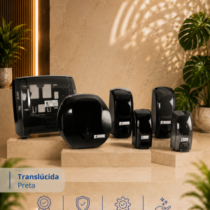 Linha Elegance Translúcida Preta